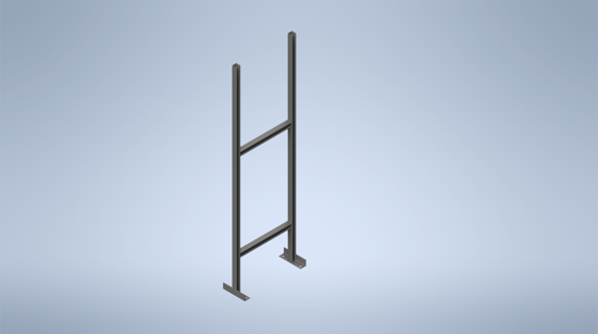 Picture of Galvanised Steel Stand (1800 x 550 x 150)
