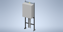 Picture of Galvanised Steel Stand with Schneider Enclosure (NSYPLM86)
